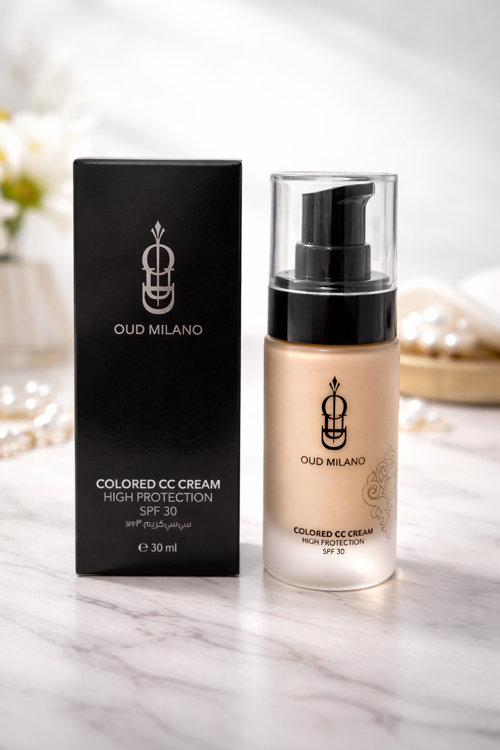 CC Cream Colorata SPF 30 Oud Milano – Fondotinta Coprente Idratante Effetto Naturale