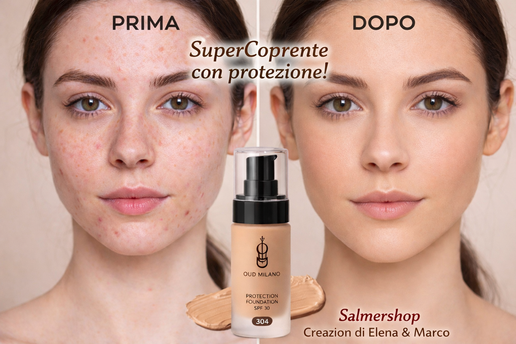 CC Cream Colorata SPF 30 Oud Milano – Fondotinta Coprente Idratante Effetto Naturale