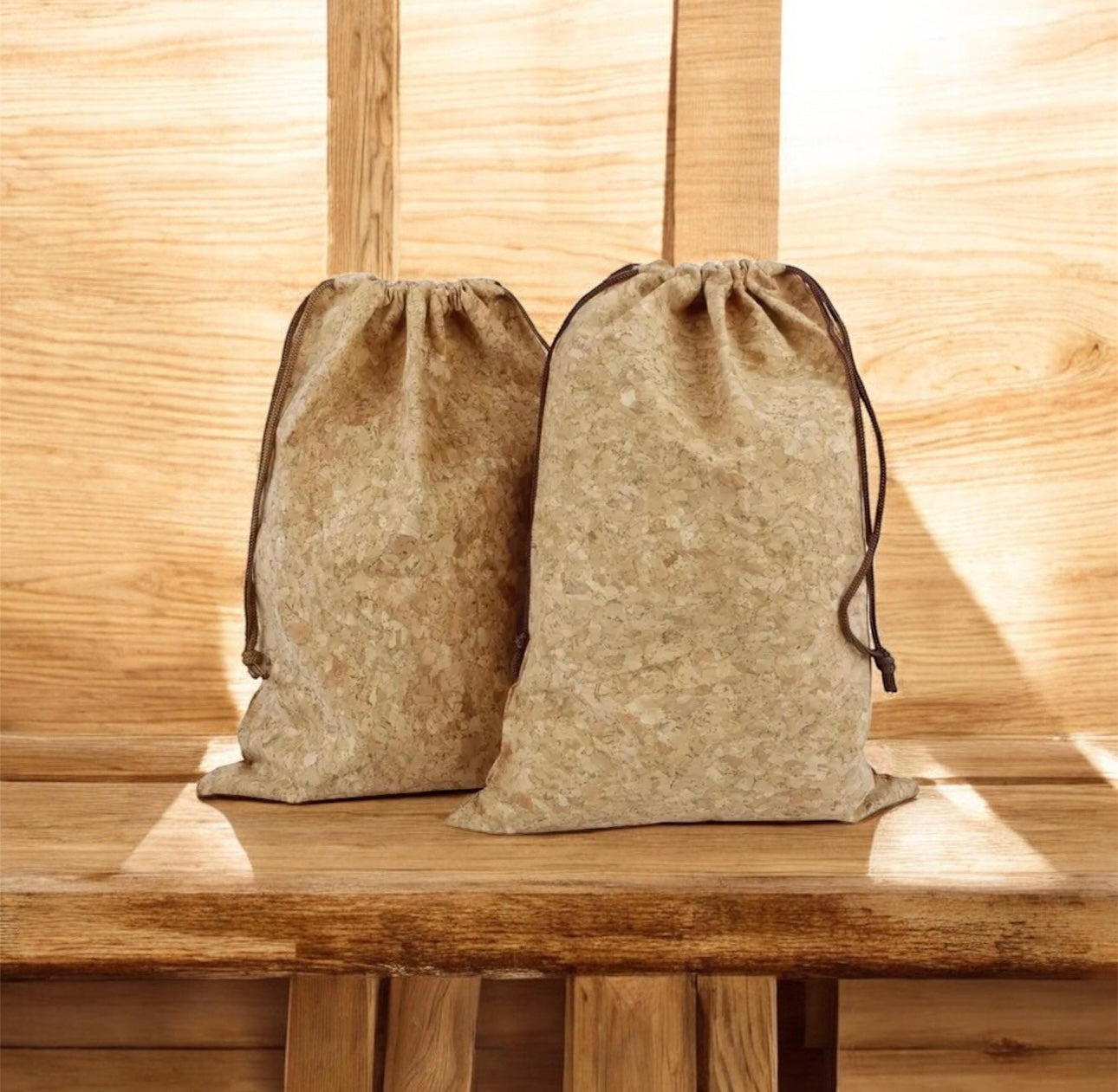 Sacca in Sughero Naturale.Artigianale fatto a mano.