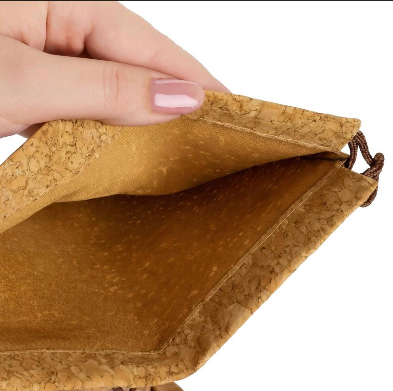 Sacca in Sughero Naturale.Artigianale fatto a mano.