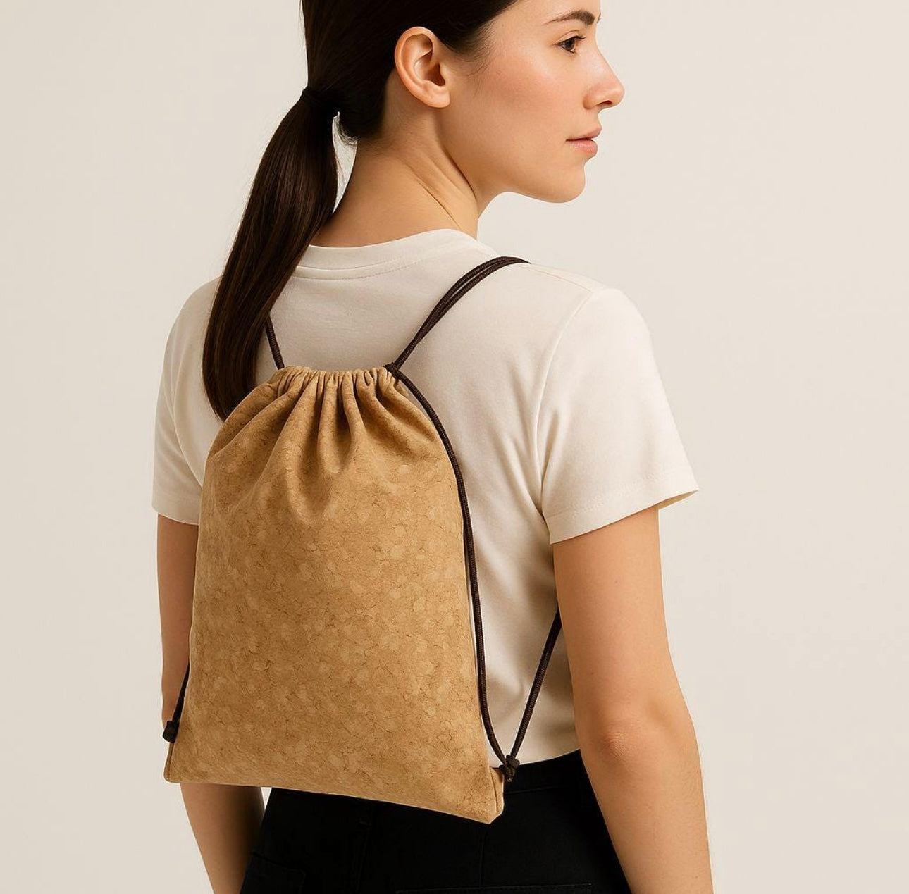 Sacca in Sughero Naturale.Artigianale fatto a mano.