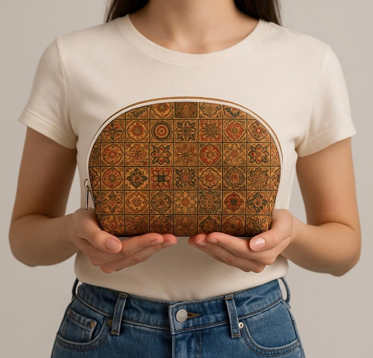 Borsetta pochette in sughero