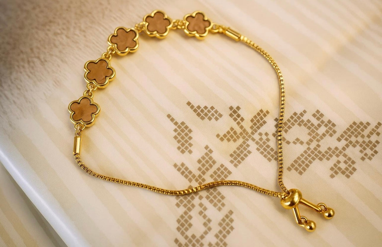 Bracciale Charm in Sughero acciaio senza nichel