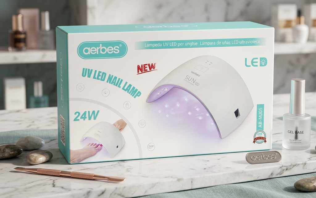 Lampada UV LED Unghie 24W Professionale – Fornetto Unghie per Gel e Semipermanente con Sensore Automatico